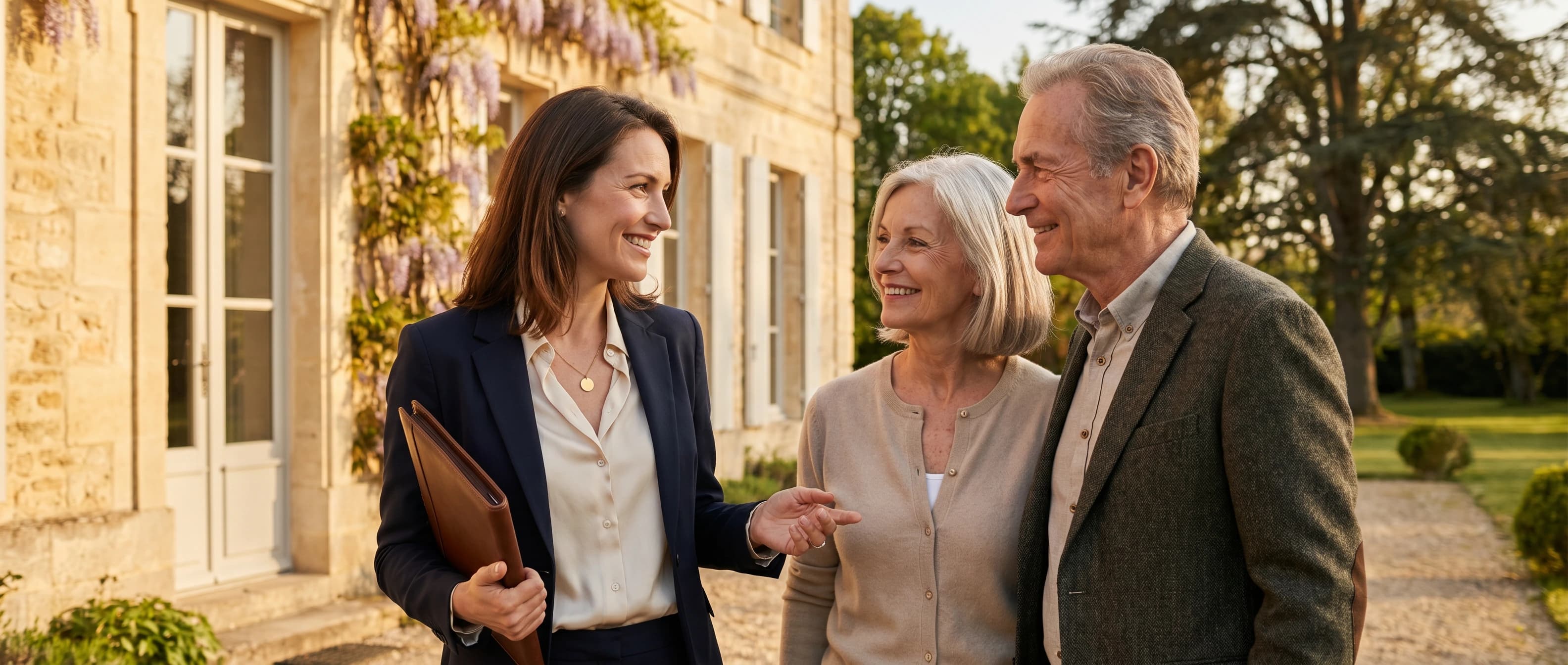Agence immobilière en activité